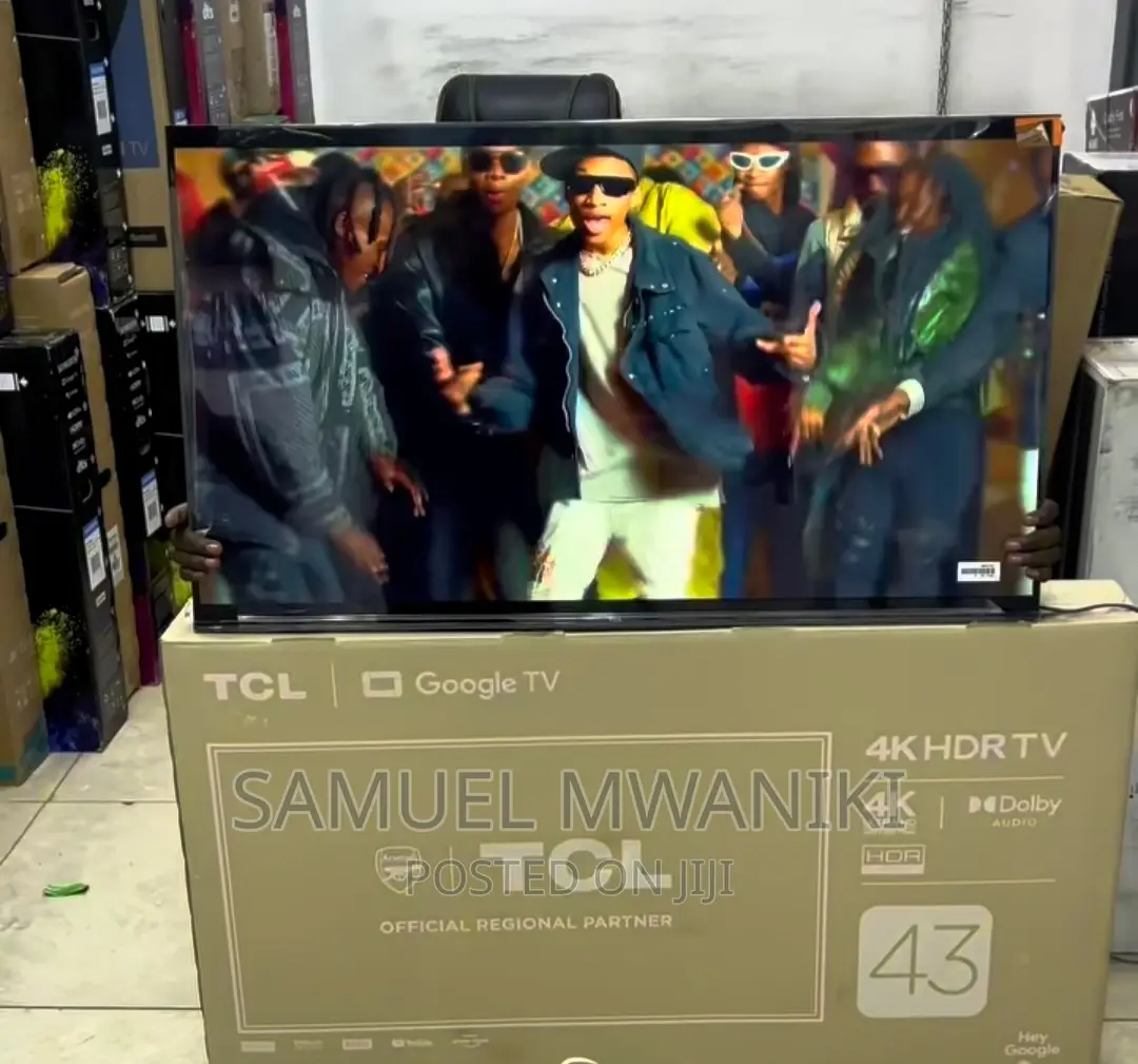 TCL 43” Frameless Uhd Google Tv Voice Control New Model