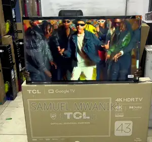 TCL 43” Frameless Uhd Google Tv Voice Control New Model