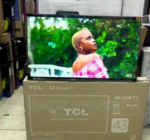TCL 43” Frameless Uhd Google Tv Voice Control New Model