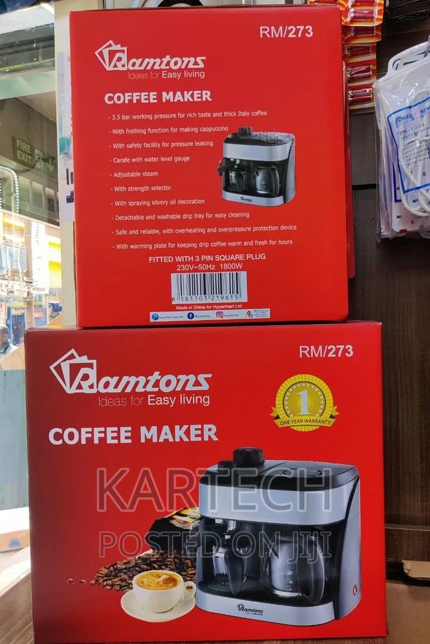Ramtons Twin Coffee Cappuccino Maker - main view