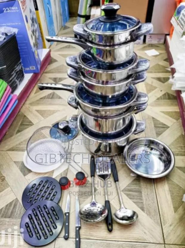 Marwa Stainless Steel Cookware Set 30pcs - main view