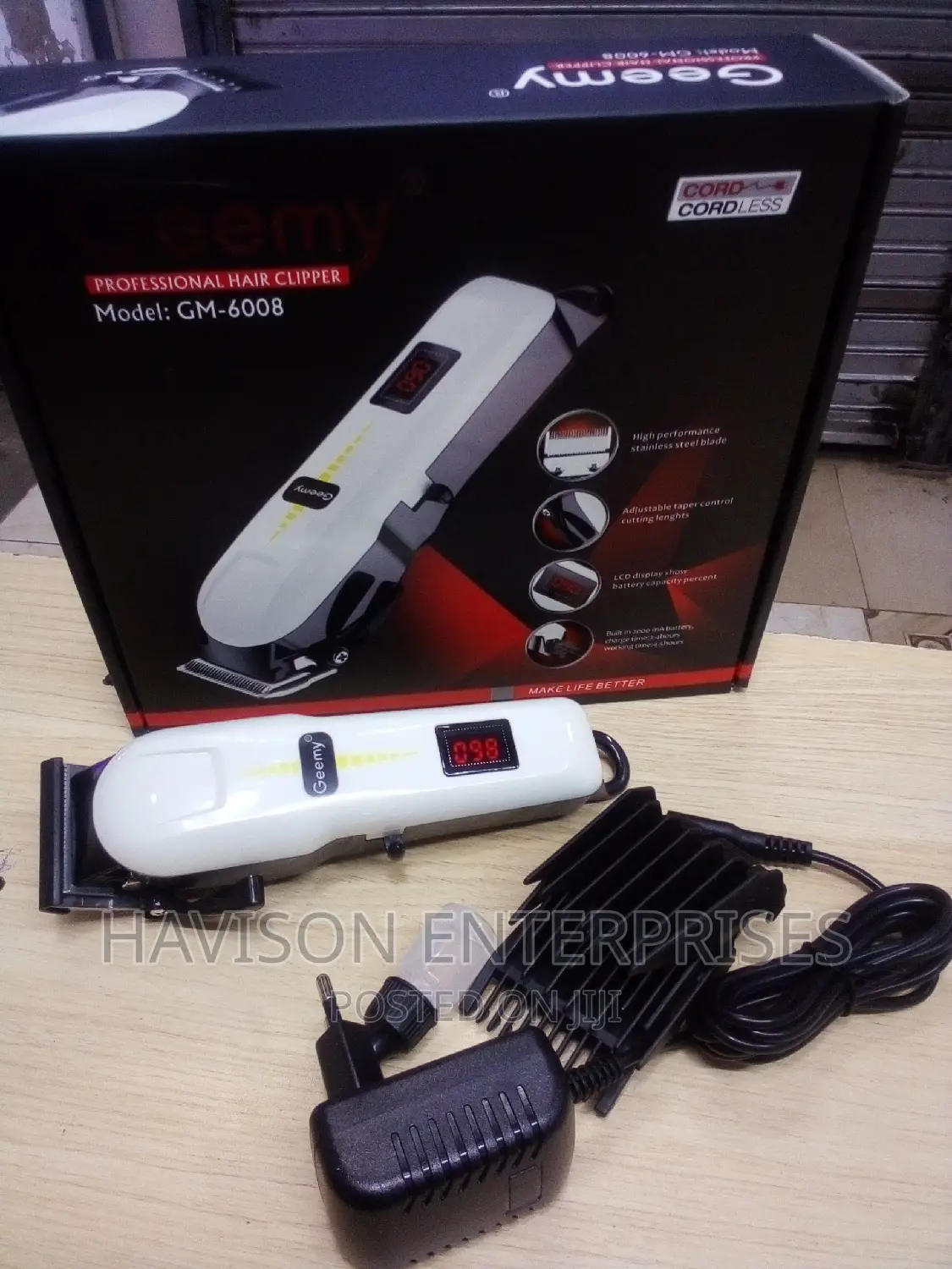 Durable Geemy Rechargeable Shaver