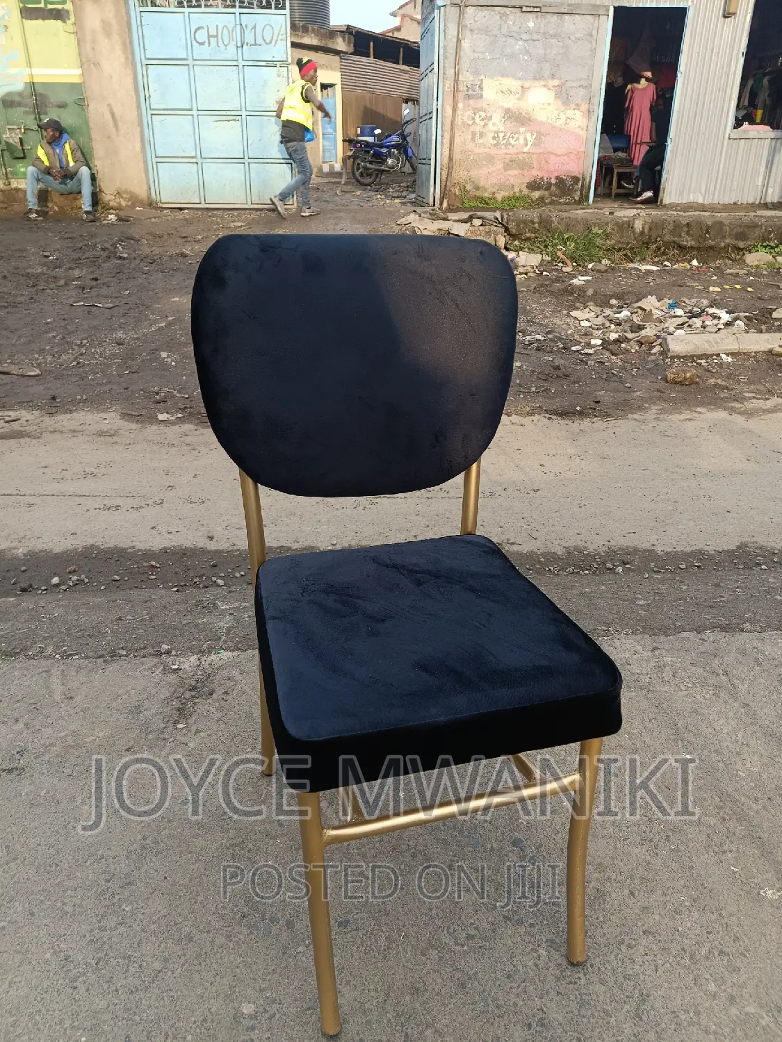 Restaurant Chair or Dinning Chair, Velvet.