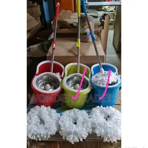 Metallic Spin Mop With Bucket
"