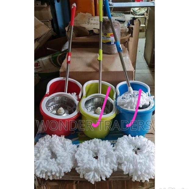 Metallic Spin Mop With Bucket
" - main view