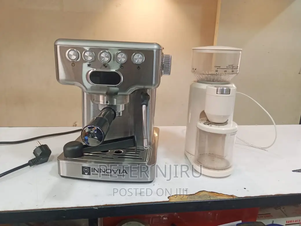 Innovia Coffee Machine With Coffee Grinder COMBINED