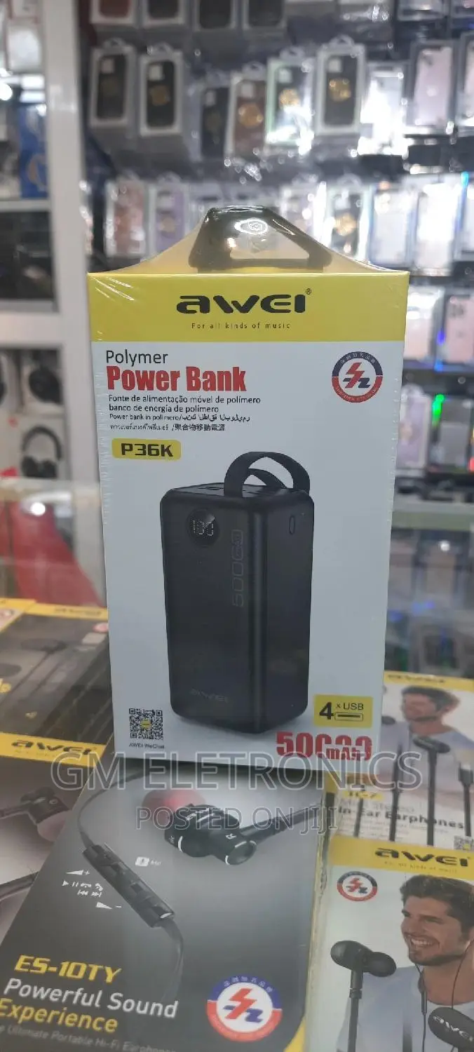 Powerbank 50000mah ( Awei P36K)