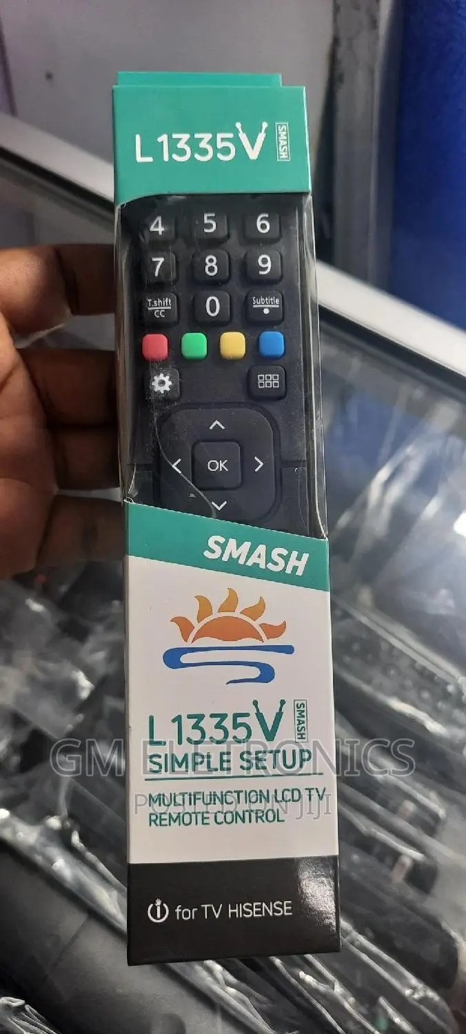 Hisense L 1335V Universal Smart TV Remote.