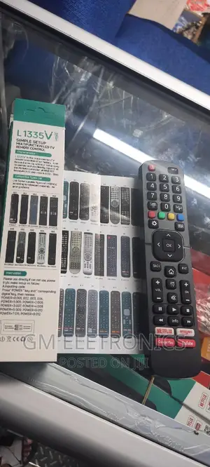 Hisense L 1335V Universal Smart TV Remote.