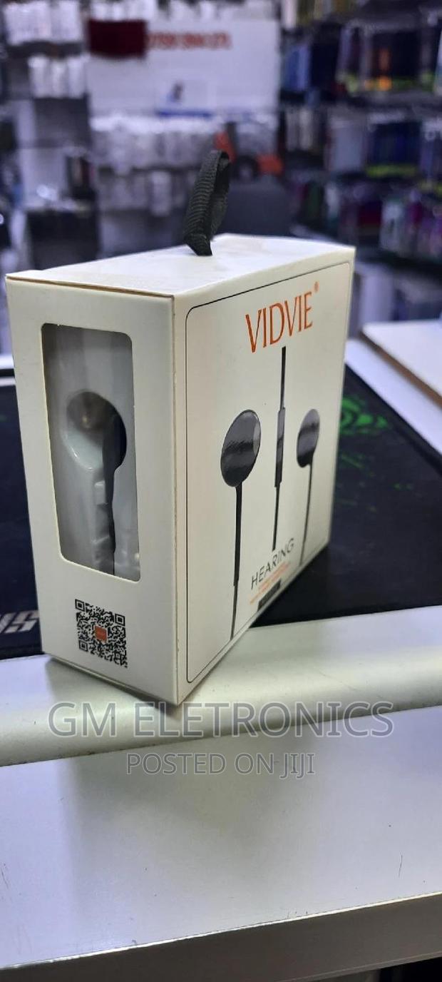 New Vidvie Wired Earphones(Black) - thumbnail 3