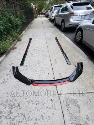 Complete Car Front Bumper Lip and Side Skirts