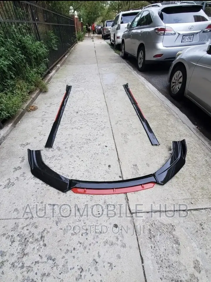 Complete Car Front Bumper Lip and Side Skirts