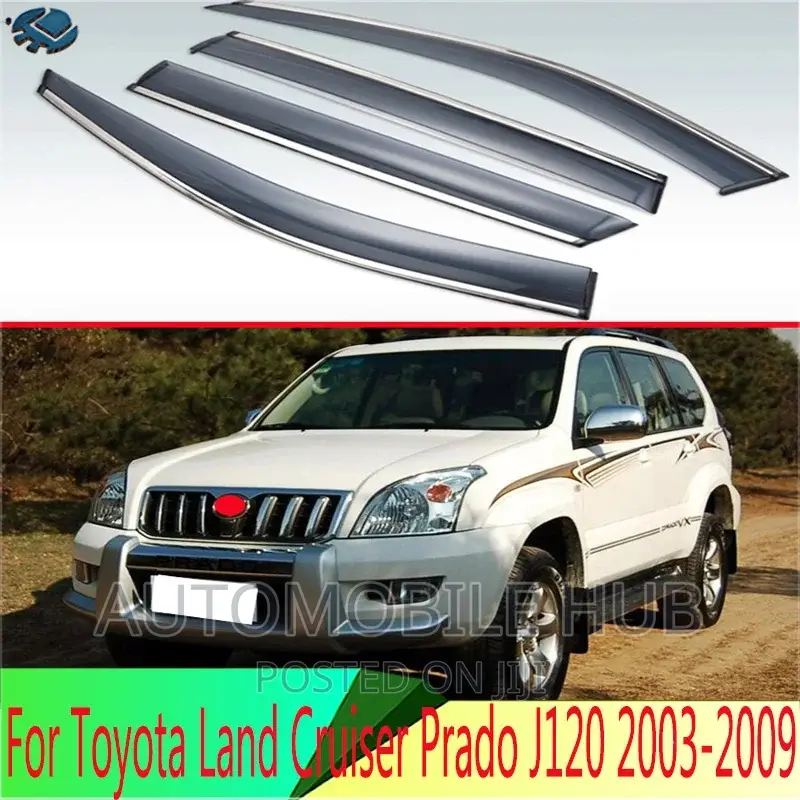 Original Toyota Landcruiser Prado Fj120 Windbreakers Black.