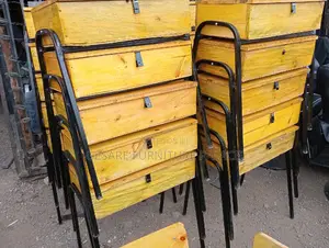 School Lockers With Chairs