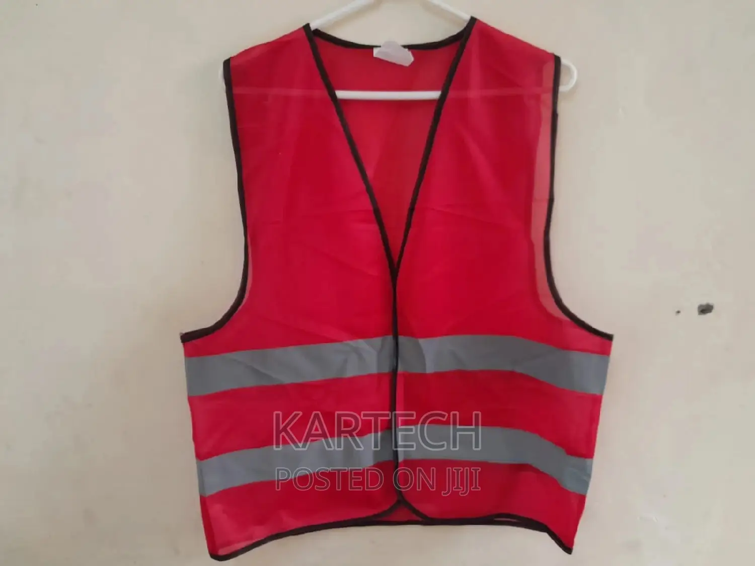 100 GSM Printable Reflective Vest (Red)