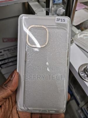 Metal Camera Frame Crystal Clear Phone Cover for iPhone 15 - thumbnail 2