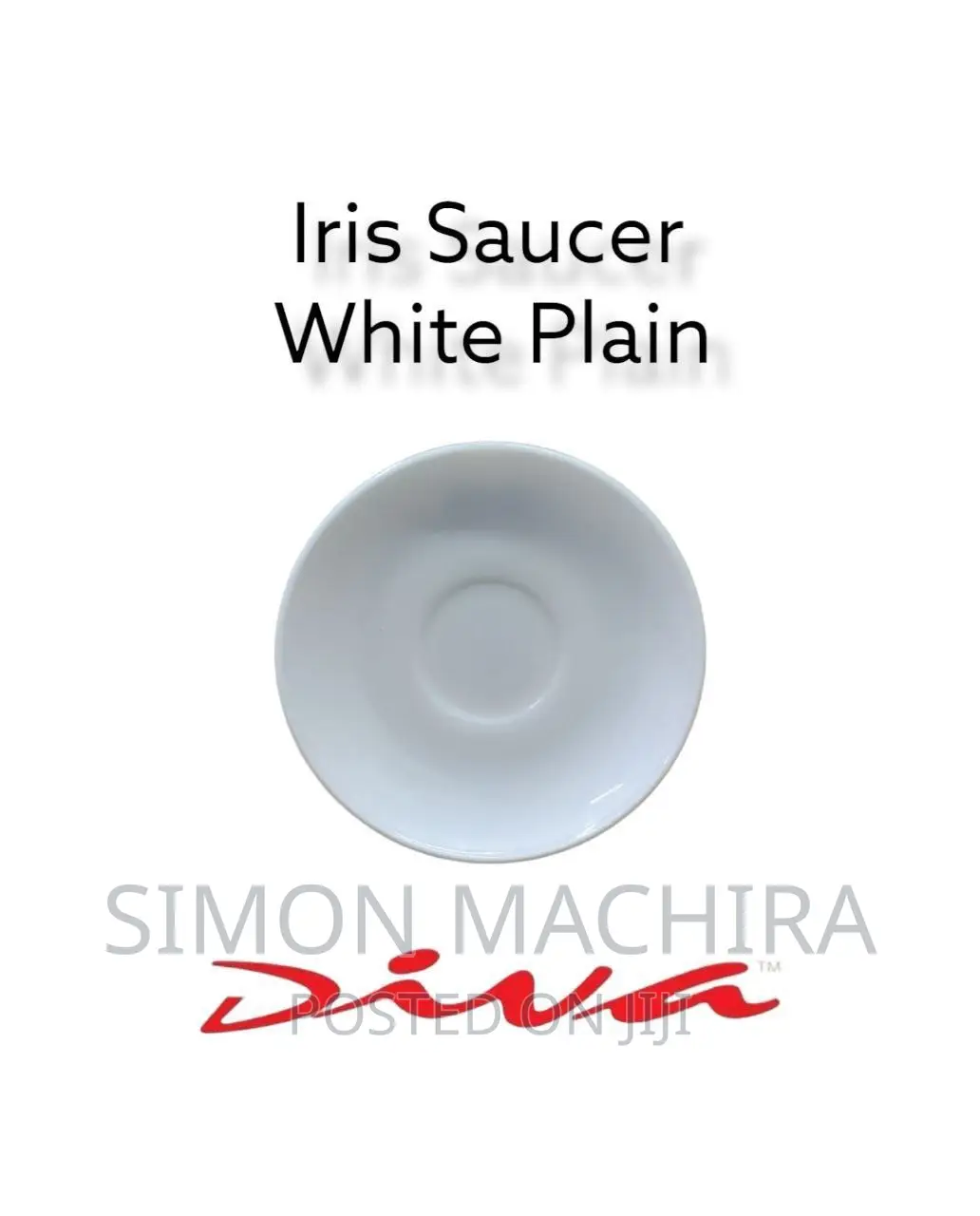 White Saucer Plates