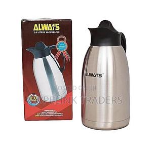 Always 2ltrs Vacuum Thermos Flask - Stainless Steel - thumbnail 2