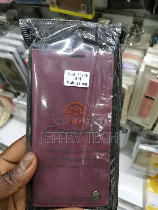 Compatible With Oppo A78 5g Case Retro Flip Magnetic Leather