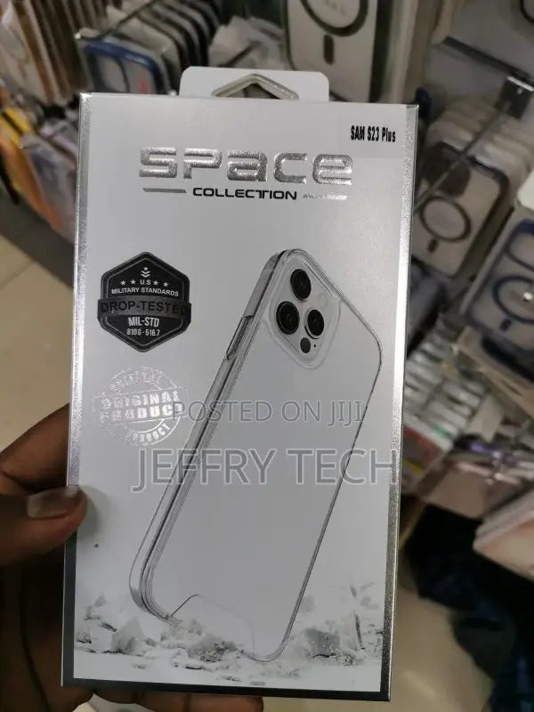 ANG Space Clear Case for Samsung Galaxy S23plus