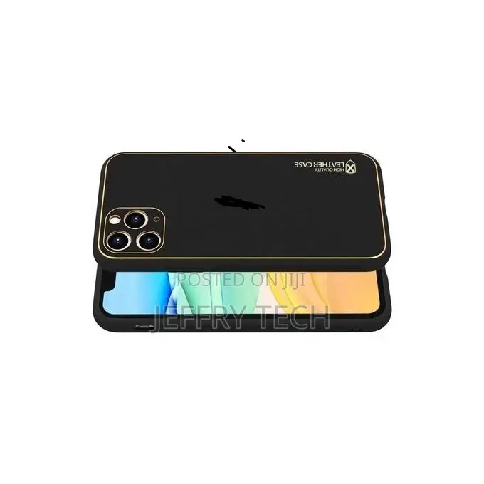 Leather Case Cover for iPhone 12 (Back Cover)