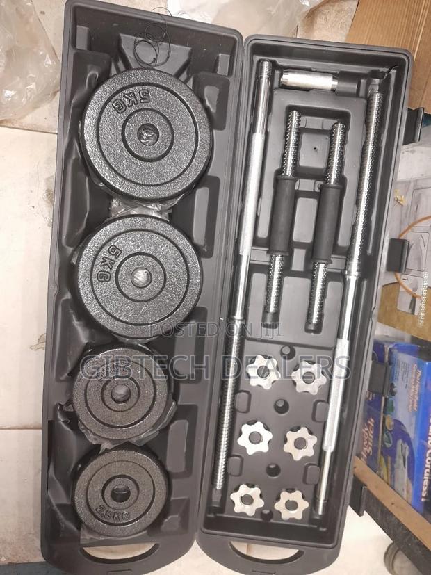 50kg Set Barbell/Dumbbells With Portable Case Available