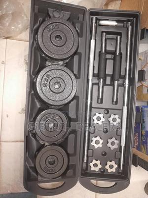 50kg Adjustable Dumbbells With Armbells - main view