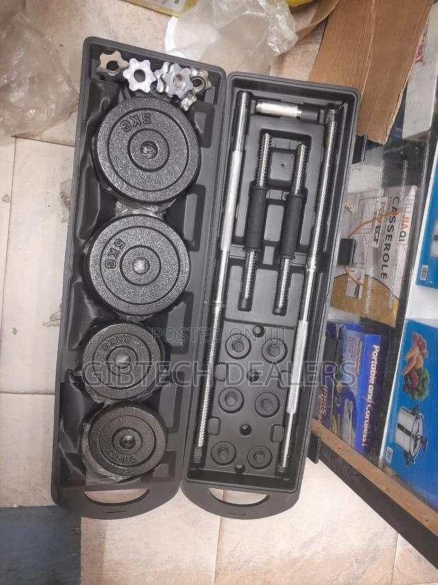 50kg Adjustable Dumbells With Armbells Available - main view
