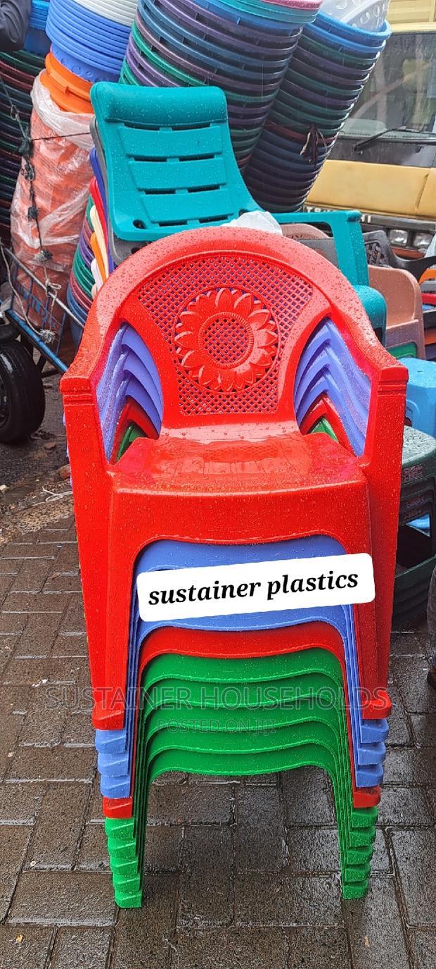 Assorted Colours Plastic Chairs