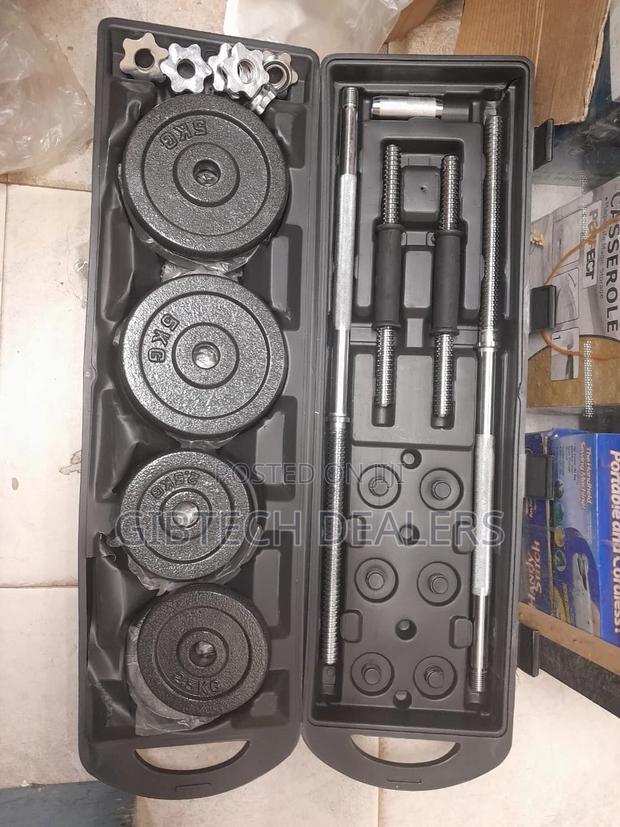 Adjustable Dumbbells 50kg With Armbells