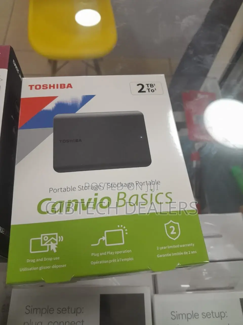 Toshiba 2tb External Harddisk Now Available