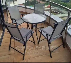 Spacious 4 Seater Foldable Balcony Set