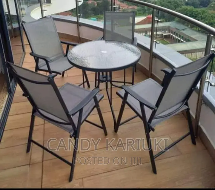 Spacious 4 Seater Foldable Balcony Set