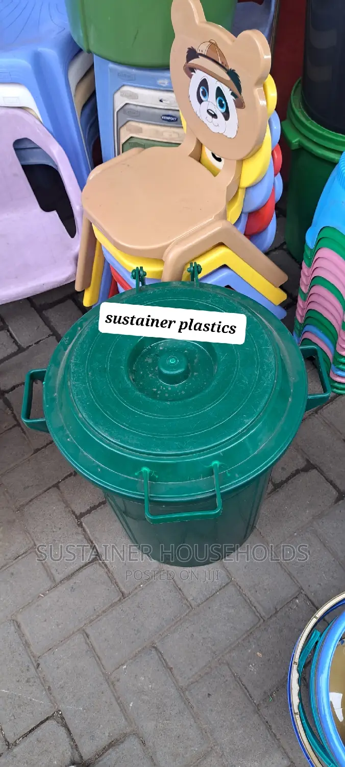 60 Litre Waste Bin With Handle and Handles