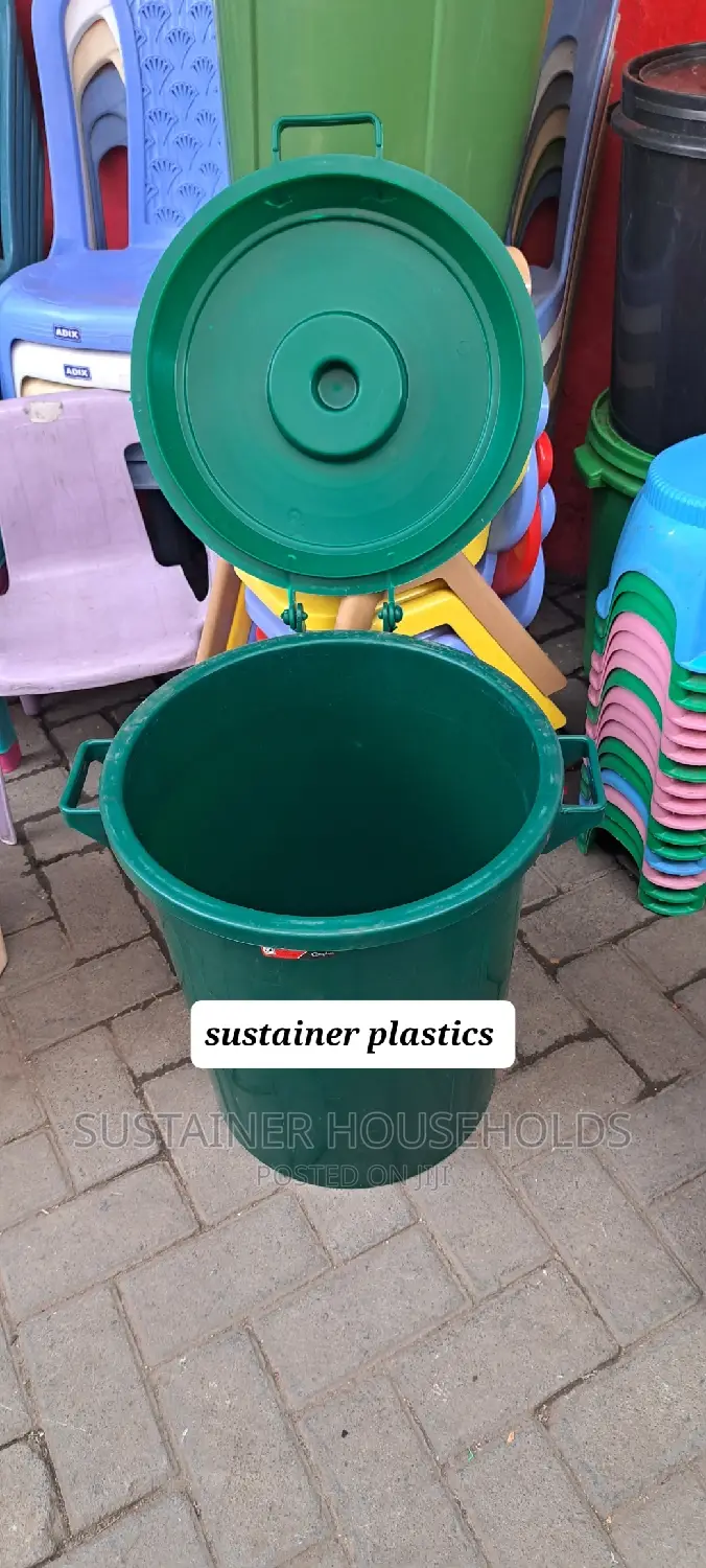 60 Litre Waste Bin With Handle and Handles