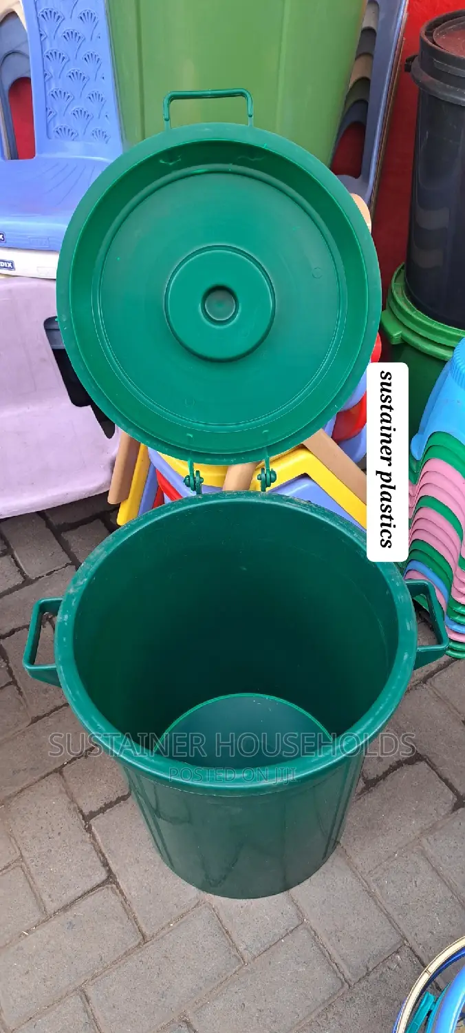 60 Litre Waste Bin With Handle and Handles