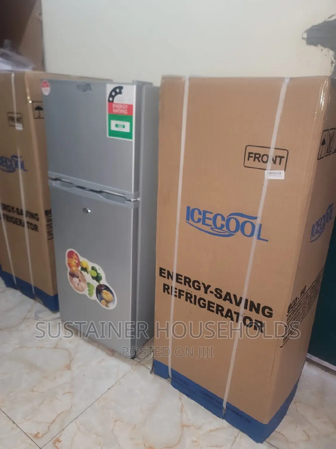 Icecool 118 Litres Double Door Refrigerator