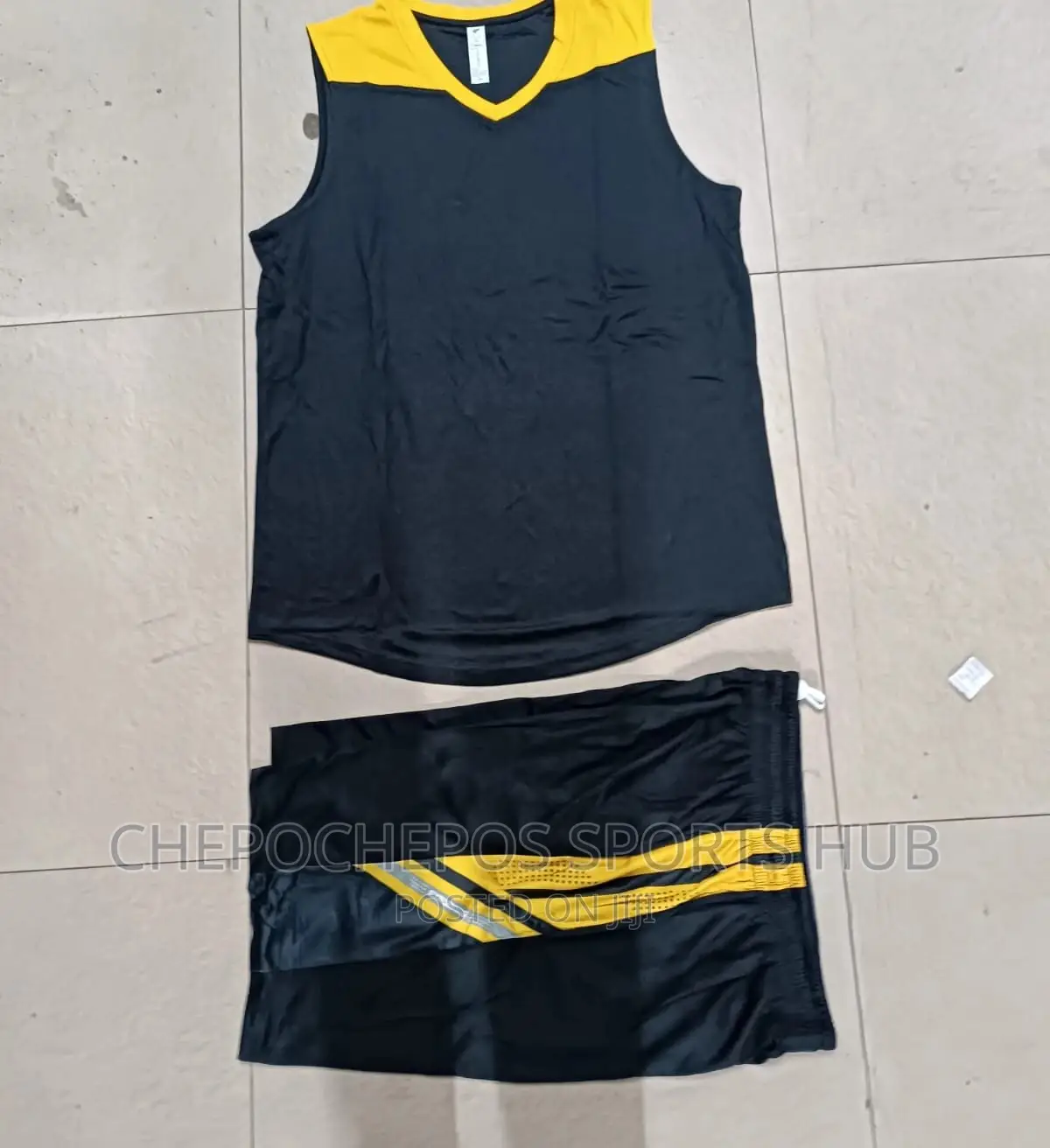 Black Imported Basketball Jersey