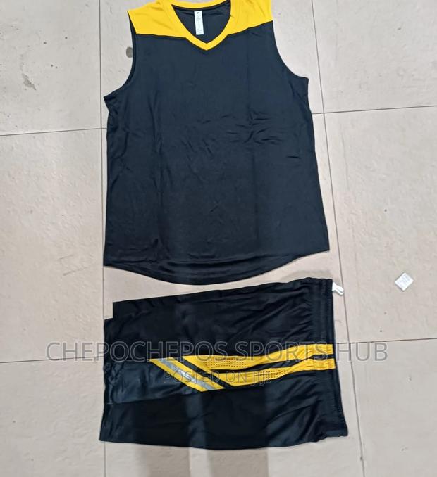 Black Imported Basketball Jersey - main view