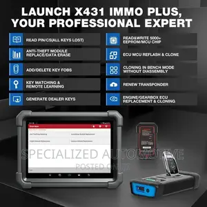 Launch X431 Immo Plus Vehicle Diagnosis and Key Programmer