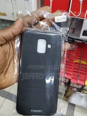 Spigen Liquid Air Samsung Galaxy A6 2018 Case - Black - thumbnail 2