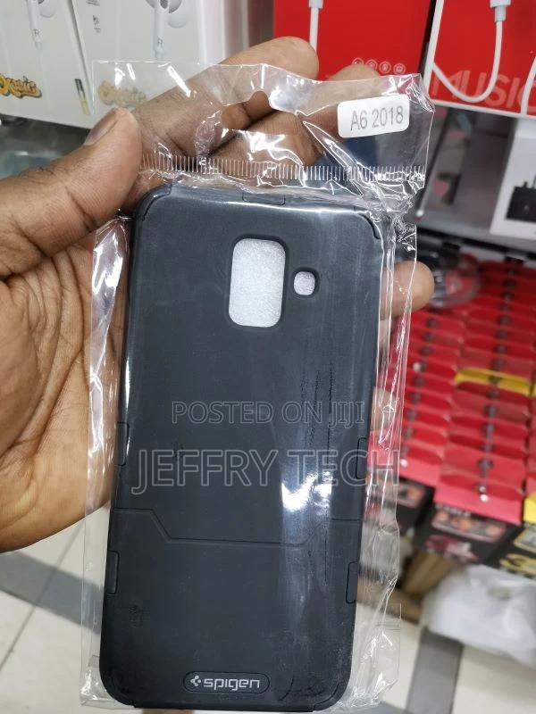 Spigen Liquid Air Samsung Galaxy A6 2018 Case - Black - main view