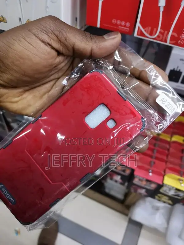 Spigen Neo Hybrid Samsung Galaxy A8 2018 Back Cover Red