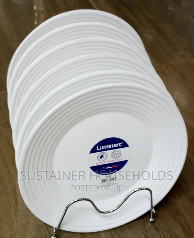 *Luminarc Plates Set of 6pcs