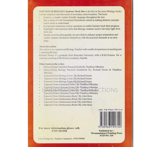 Topnotch Notes Workbook Biology Form 1 - thumbnail 2