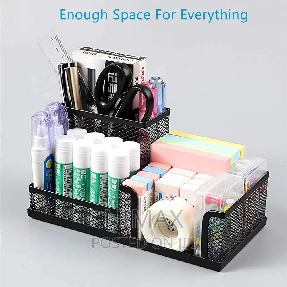 Mesh Black Pen Holder