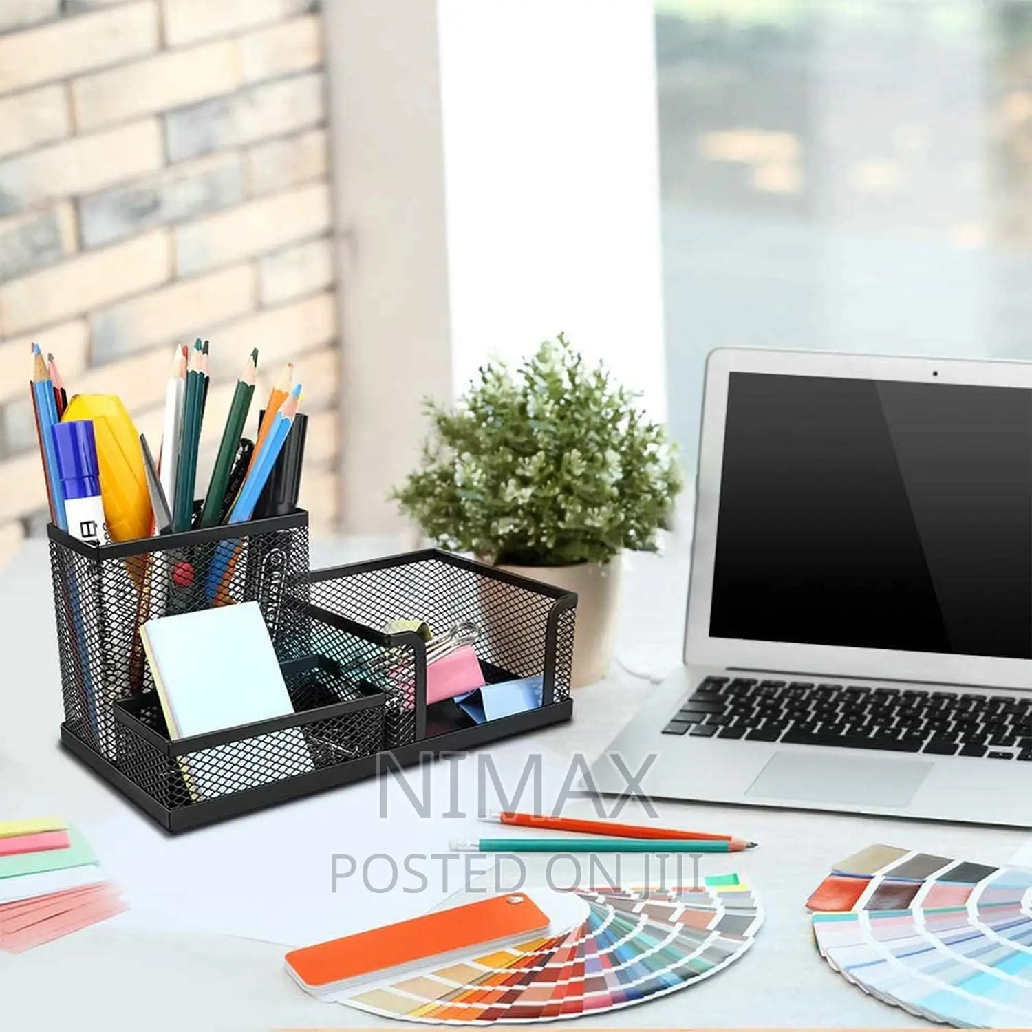 Mesh Black Pen Holder