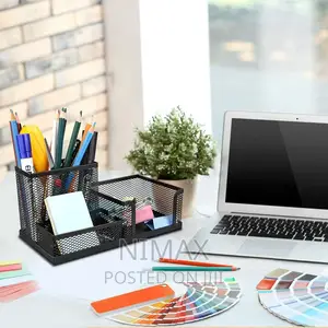 Mesh Black Pen Holder