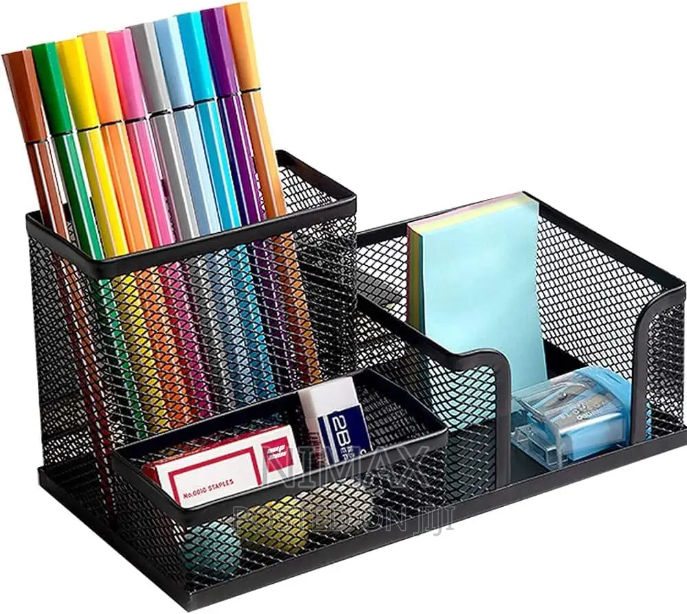 Mesh Black Pen Holder