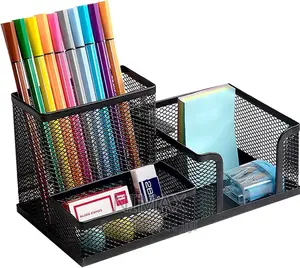 Mesh Black Pen Holder